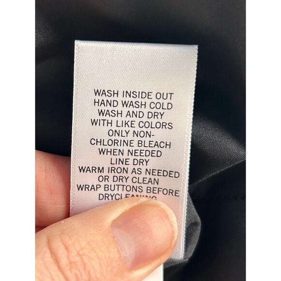 NWT Banana Republic‎ Women's One Button Blazer Jacket Long Sleeve Black Size 6 - Picture 12 of 12